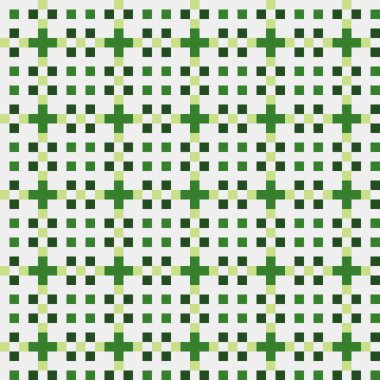 Soyut çapraz desenli üretken hesaplama sanatı çizimi