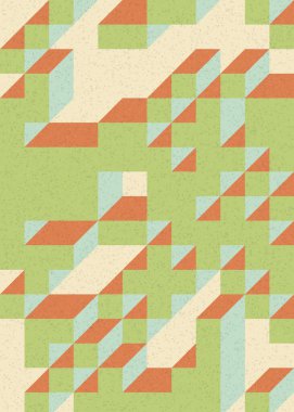 Edward Zajecs 2. Cubo 'nun 1971' deki uygulaması. Esasen 8 taştan oluşan bir Truchet fayans seti ve yerleştirme sanatı illüstrasyonu için kurallar  