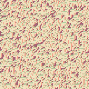 Soyut geometrik arkaplan. Edward Zajecs 2. Cubo 'nun 1971' deki uygulaması. Esasen 8 taştan oluşan bir Truchet fayans seti ve yerleştirme sanatı illüstrasyonu için kurallar 