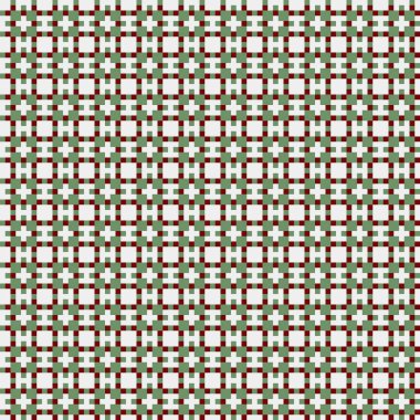 Soyut çapraz desenli üretken hesaplama sanatı çizimi