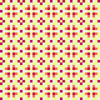 Soyut çapraz desenli üretken hesaplama sanatı çizimi