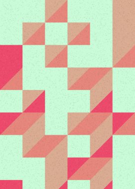 Edward Zajecs 2. Cubo 'nun 1971' deki uygulaması. Esasen 8 taştan oluşan bir Truchet fayans seti ve yerleştirme sanatı illüstrasyonu için kurallar  