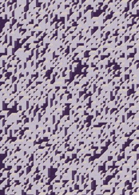 Soyut geometrik arkaplan. Edward Zajecs 2. Cubo 'nun 1971' deki uygulaması. Esasen 8 taştan oluşan bir Truchet fayans seti ve yerleştirme sanatı illüstrasyonu için kurallar 