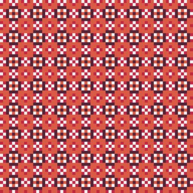 Soyut çapraz desenli üretken hesaplama sanatı çizimi