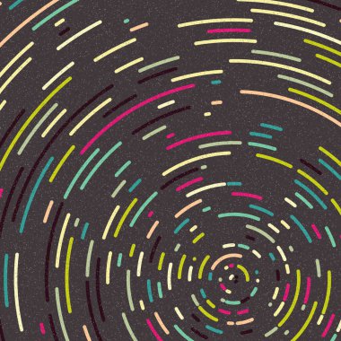 Renkli Evren Dağıtımı Hesaplamalı Üretken Sanat arkaplan çizimi