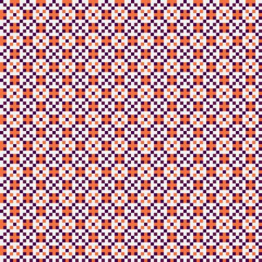 Soyut çapraz desenli üretken hesaplama sanatı çizimi