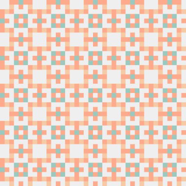 Soyut çapraz desenli üretken hesaplama sanatı çizimi