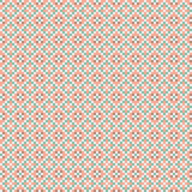 Soyut çapraz desenli üretken hesaplama sanatı çizimi