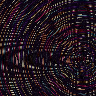 Renkli Evren Dağıtımı Hesaplamalı Üretken Sanat arkaplan çizimi