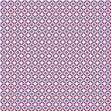 Soyut çapraz desenli üretken hesaplama sanatı çizimi