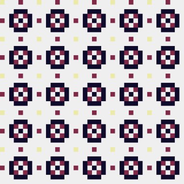 Soyut çapraz desenli üretken hesaplama sanatı çizimi