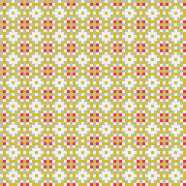 Soyut çapraz desenli üretken hesaplama sanatı çizimi