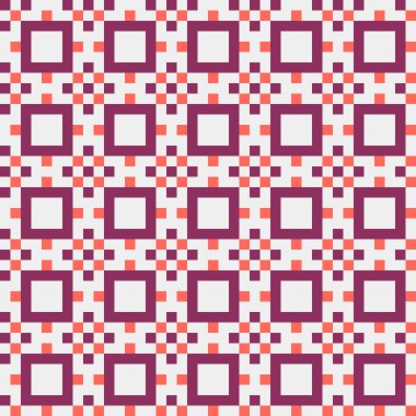 Soyut çapraz desenli üretken hesaplama sanatı çizimi