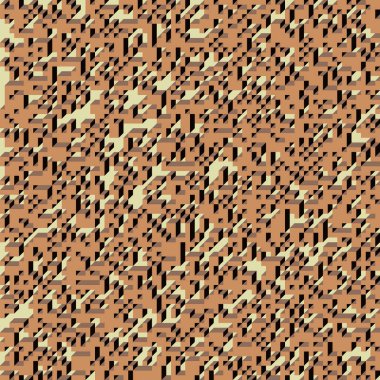 Edward Zajec 'in 1971' deki Il Cubo 'sunun uygulanması. Esasen 8 taştan oluşan bir Truchet fayans seti ve yerleştirme sanatı illüstrasyonu için kurallar