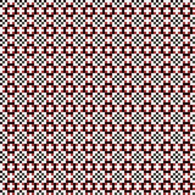 Soyut çapraz desenli üretken hesaplama sanatı çizimi