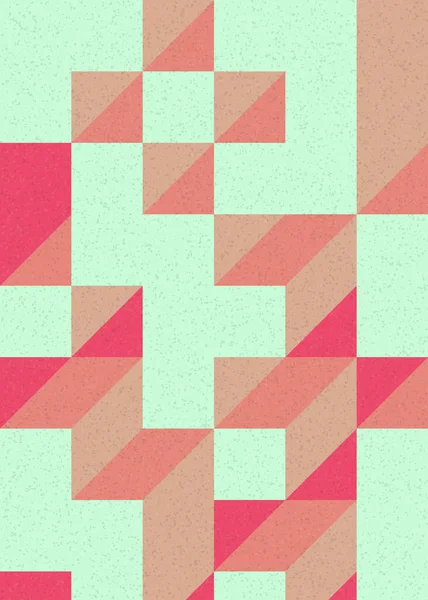 Edward Zajecs 2. Cubo 'nun 1971' deki uygulaması. Esasen 8 taştan oluşan bir Truchet fayans seti ve yerleştirme sanatı illüstrasyonu için kurallar  