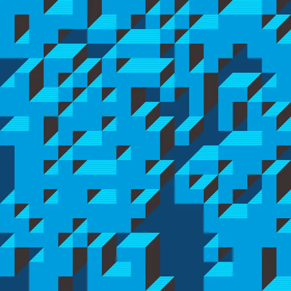 抽象幾何学的背景 1971年からエドワード ザジャス キューボを設立 基本的に配置アートイラストのための8つのタイルとルールのTruchetタイルセット — ストックベクタ