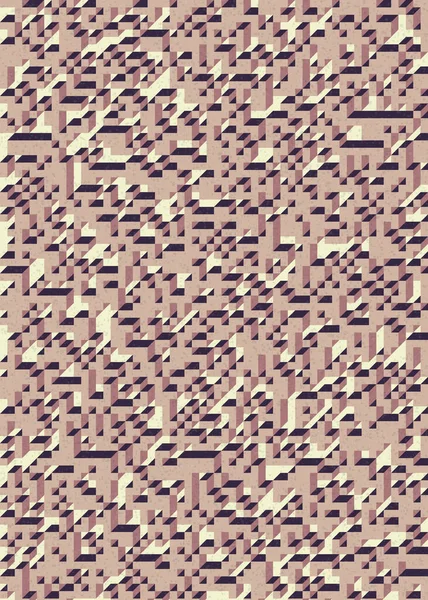 Edward Zajecs 2. Cubo 'nun 1971' deki uygulaması. Esasen 8 taştan oluşan bir Truchet fayans seti ve yerleştirme sanatı illüstrasyonu için kurallar  