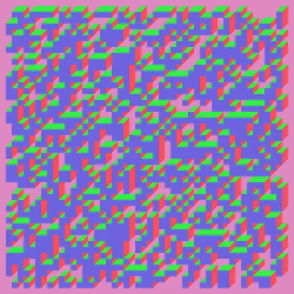 Implementation Edward Zajec Cubo 1971 Essentially Truchet Tile Set Tiles — Vector de stock