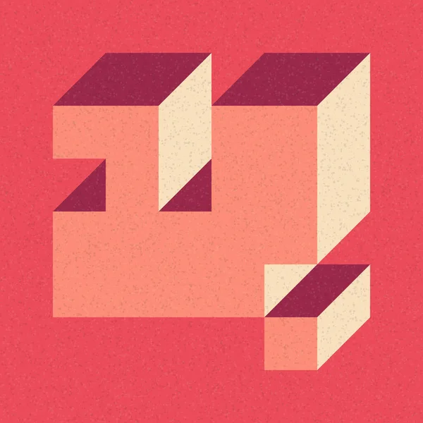 Edward Zajecs 2. Cubo 'nun 1971' deki uygulaması. Esasen 8 taştan oluşan bir Truchet fayans seti ve yerleştirme sanatı illüstrasyonu için kurallar  