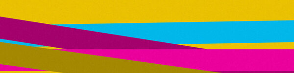 Cyan color Crossing lines generativeart style colorful illustration