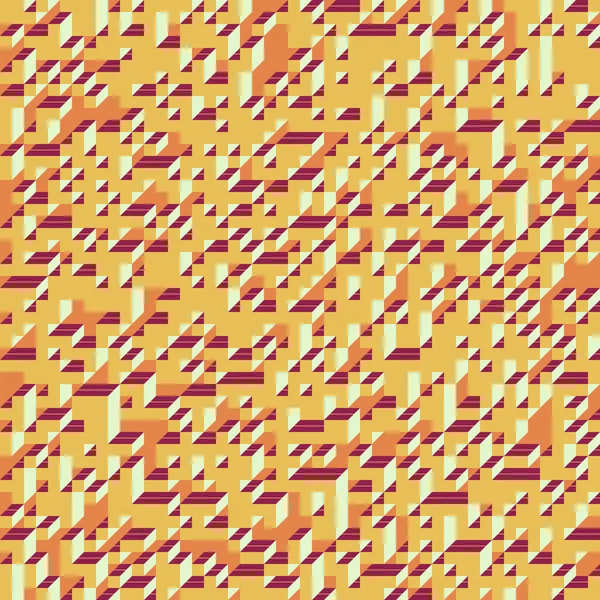 Soyut geometrik arkaplan. Edward Zajecs 2. Cubo 'nun 1971' deki uygulaması. Esasen 8 taştan oluşan bir Truchet fayans seti ve yerleştirme sanatı illüstrasyonu için kurallar 