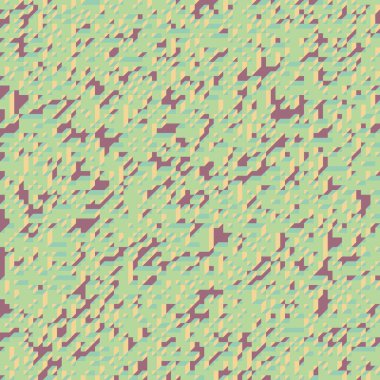 Edward Zajecs 2. Cubo 'nun 1971' deki uygulaması. Esasen 8 taştan oluşan bir Truchet fayans seti ve yerleştirme sanatı illüstrasyonu için kurallar  