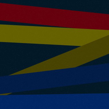 Gül ağacı rengi kesişen çizgiler üretici sanat tarzı renkli çizimler