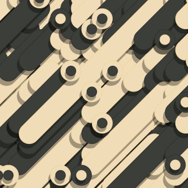 Renk Soyut Çizgileri ve Çemberler Üretken Sanat arkaplan resimlemesi