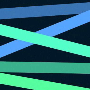 Deniz Yeşili Çizgileri Geçen Üretici Sanat Biçimi Renkli Çizimler