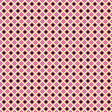 Soyut çapraz desenli üretken hesaplama sanatı çizimi