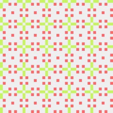 Soyut çapraz desenli üretken hesaplama sanatı çizimi