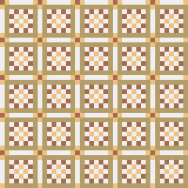 Soyut çapraz desenli üretken hesaplama sanatı çizimi