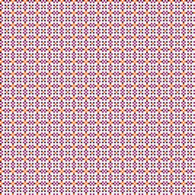 Soyut çapraz desenli üretken hesaplama sanatı çizimi