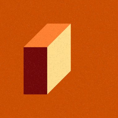 Soyut geometrik arkaplan. Edward Zajecs 2. Cubo 'nun 1971' deki uygulaması. Esasen 8 taştan oluşan bir Truchet fayans seti ve yerleştirme sanatı illüstrasyonu için kurallar 