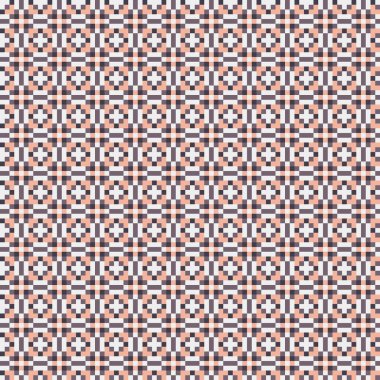 Soyut çapraz desenli üretken hesaplama sanatı çizimi