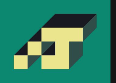 Edward Zajecs 2. Cubo 'nun 1971' deki uygulaması. Esasen 8 taştan oluşan bir Truchet fayans seti ve yerleştirme sanatı illüstrasyonu için kurallar 