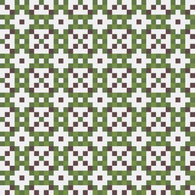 Soyut çapraz desenli üretken hesaplama sanatı çizimi