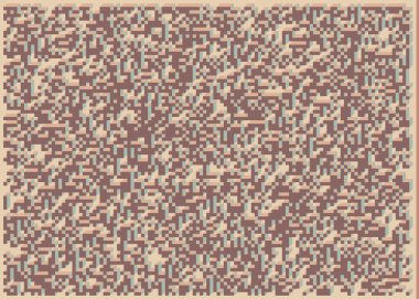 Edward Zajecs 2. Cubo 'nun 1971' deki uygulaması. Esasen 8 taştan oluşan bir Truchet fayans seti ve yerleştirme sanatı illüstrasyonu için kurallar 