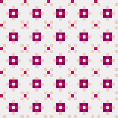 Soyut çapraz desenli üretken hesaplama sanatı çizimi