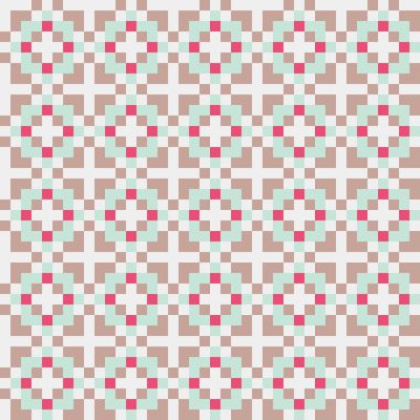 Soyut çapraz desenli üretken hesaplama sanatı çizimi