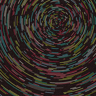 Renkli Evren Dağıtımı Hesaplamalı Üretken Sanat arkaplan çizimi