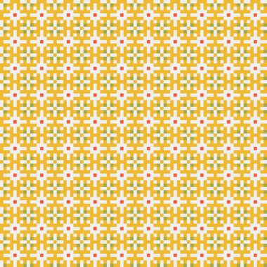 Soyut çapraz desenli üretken hesaplama sanatı çizimi