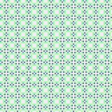 Soyut çapraz desenli üretken hesaplama sanatı çizimi