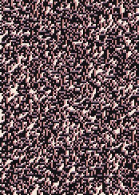 Edward Zajecs 2. Cubo 'nun 1971' deki uygulaması. Esasen 8 taştan oluşan bir Truchet fayans seti ve yerleştirme sanatı illüstrasyonu için kurallar  