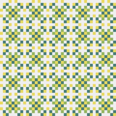 Soyut çapraz desenli üretken hesaplama sanatı çizimi