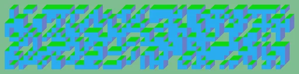Αφηρημένο Γεωμετρικό Υπόβαθρο Εφαρμογή Του Edward Zajes Cubo Από 1971 — Διανυσματικό Αρχείο