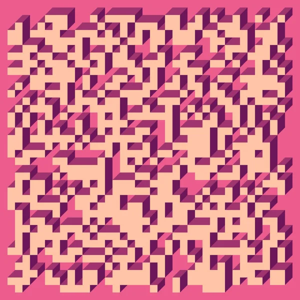 Edward Zajecs 2. Cubo 'nun 1971' deki uygulaması. Esasen 8 taştan oluşan bir Truchet fayans seti ve yerleştirme sanatı illüstrasyonu için kurallar  