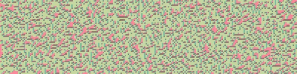 Edward Zajecs 2. Cubo 'nun 1971' deki uygulaması. Esasen 8 taştan oluşan bir Truchet fayans seti ve yerleştirme sanatı illüstrasyonu için kurallar  