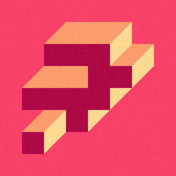 Edward Zajecs 2. Cubo 'nun 1971' deki uygulaması. Esasen 8 taştan oluşan bir Truchet fayans seti ve yerleştirme sanatı illüstrasyonu için kurallar  